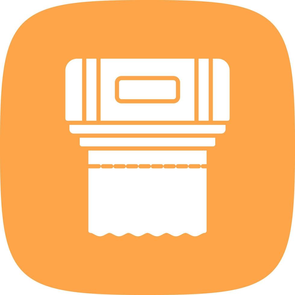 Paper Towel Creative Icon Design vector