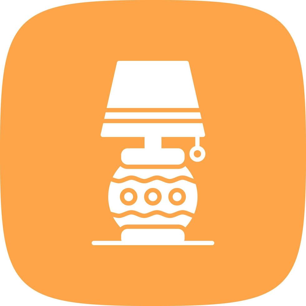 Desk Lamp Creative Icon Design vector