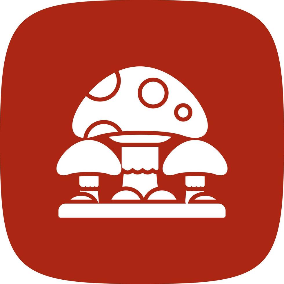 Mushroom Creative Icon Design vector