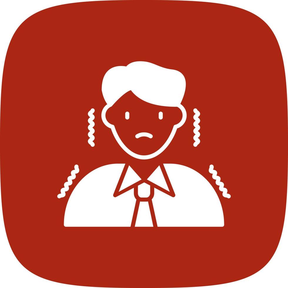 Nervous Creative Icon Design vector