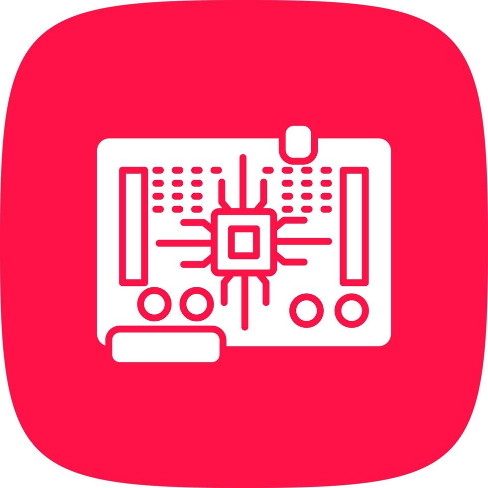 Circuit Board Creative Icon Design vector