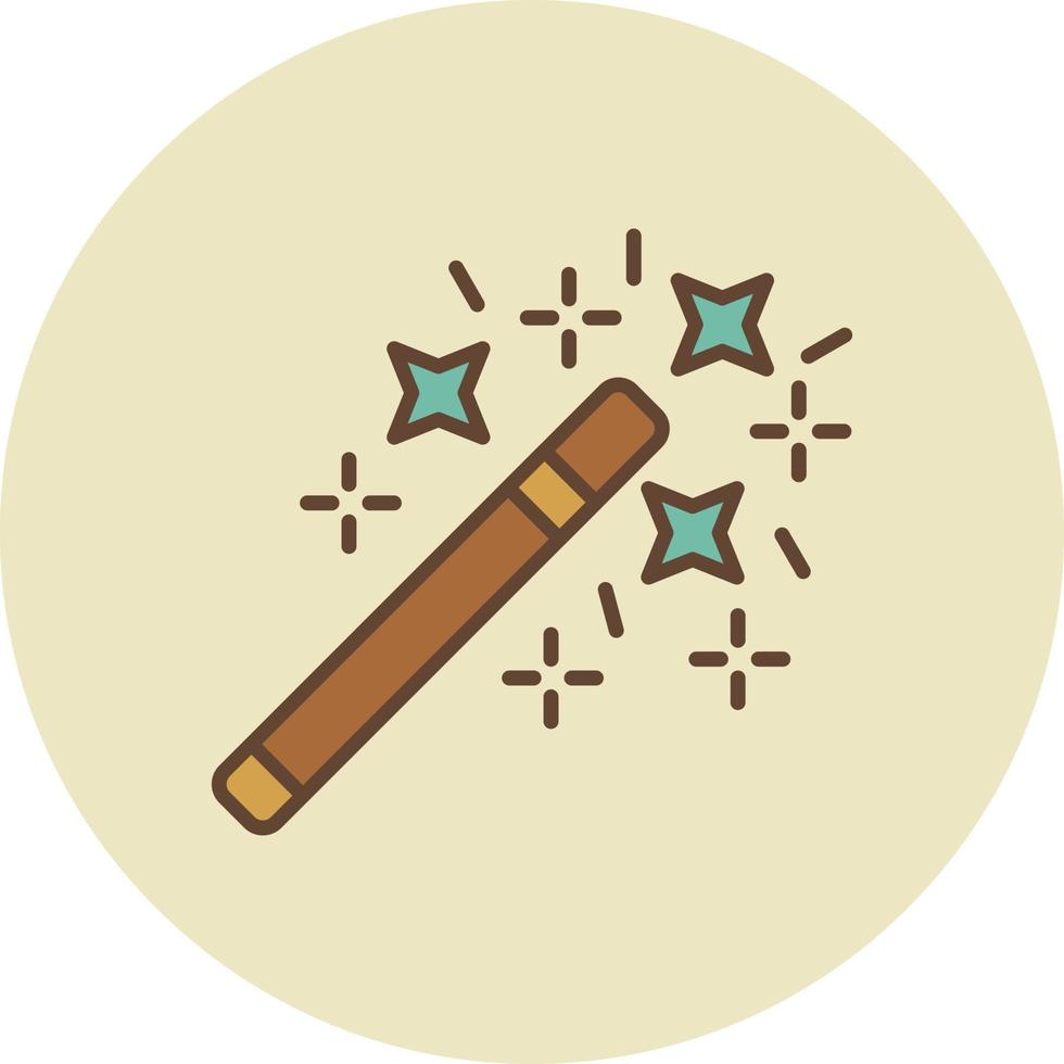Magic Wand Creative Icon Design vector