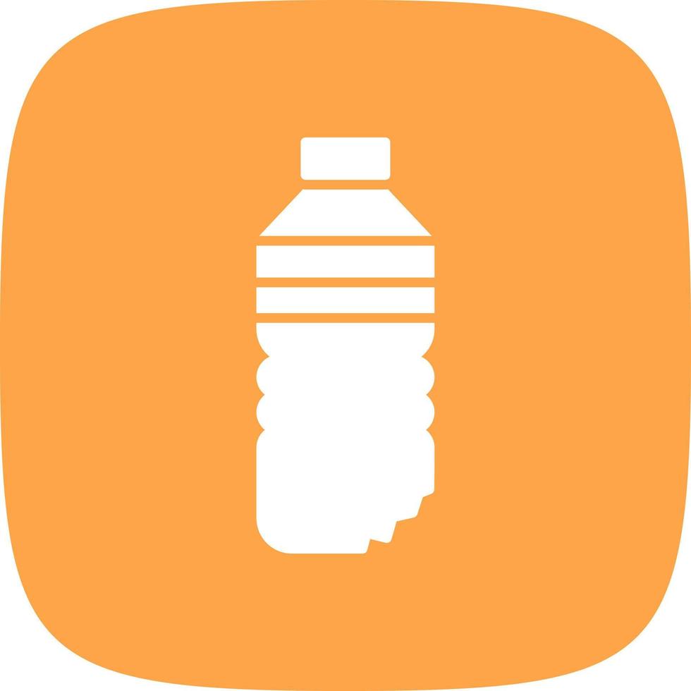 Water Bottle Creative Icon Design vector