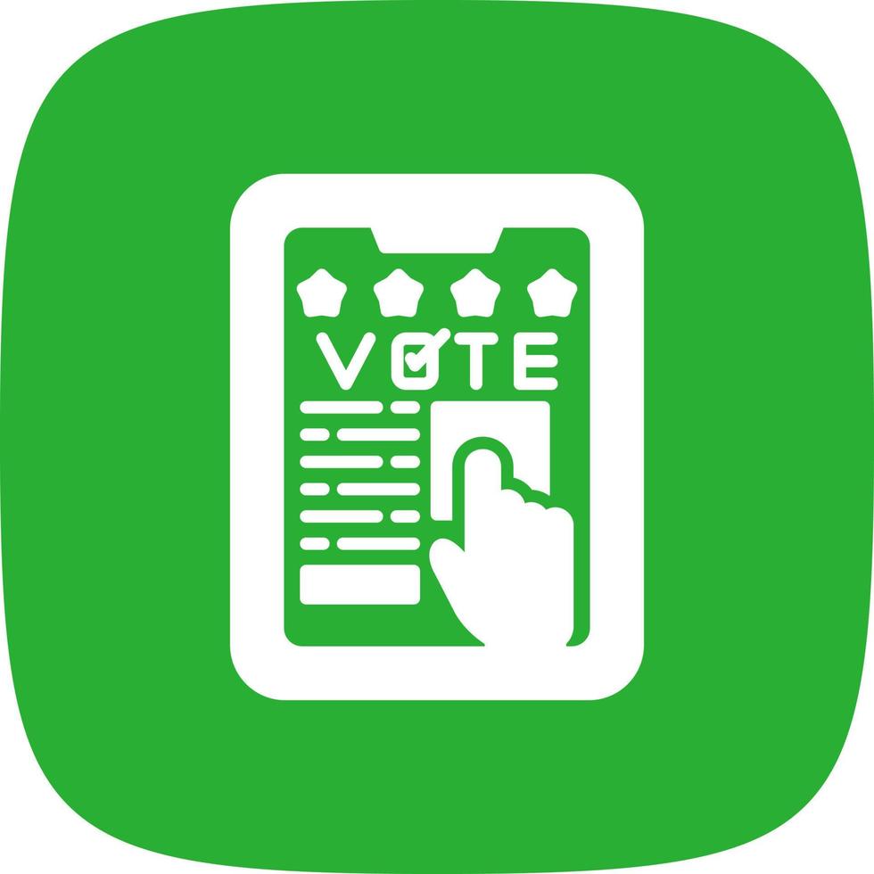 Vote Creative Icon Design vector