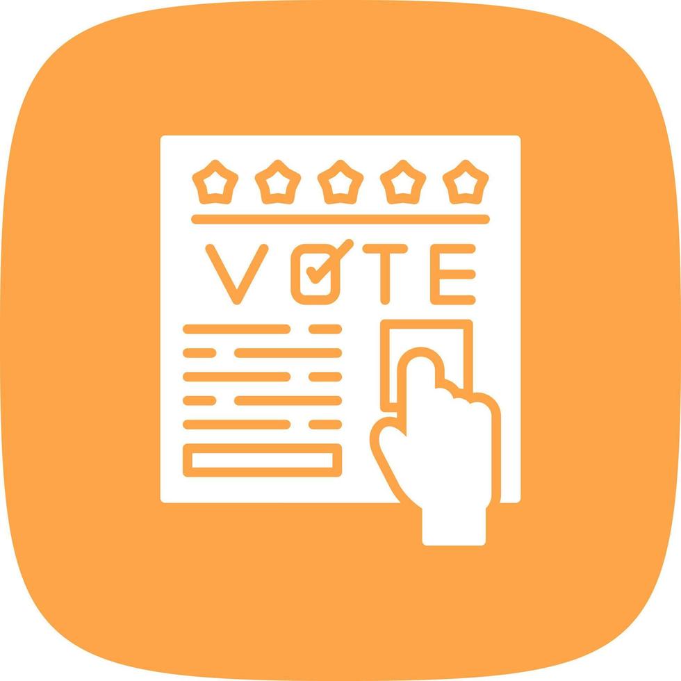 Vote Creative Icon Design vector