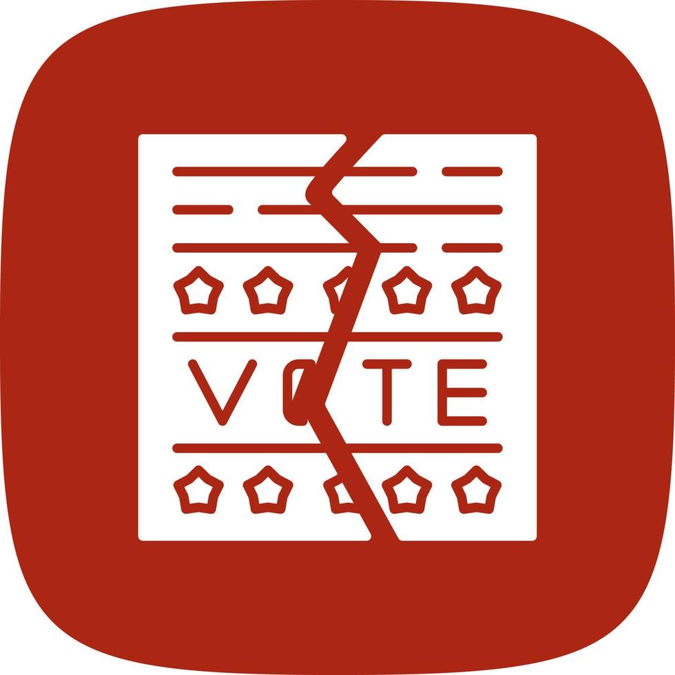 Ballot Creative Icon Design vector