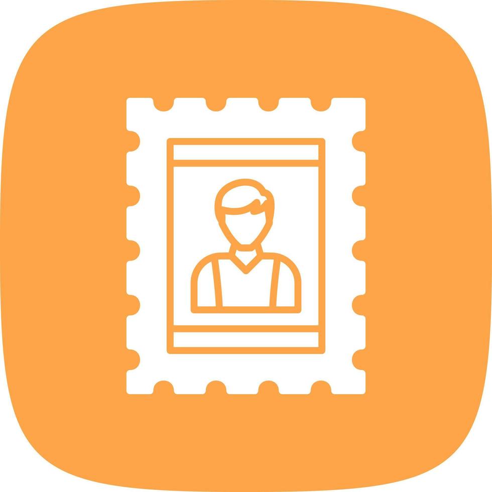 Stamp picture Creative Icon Design vector
