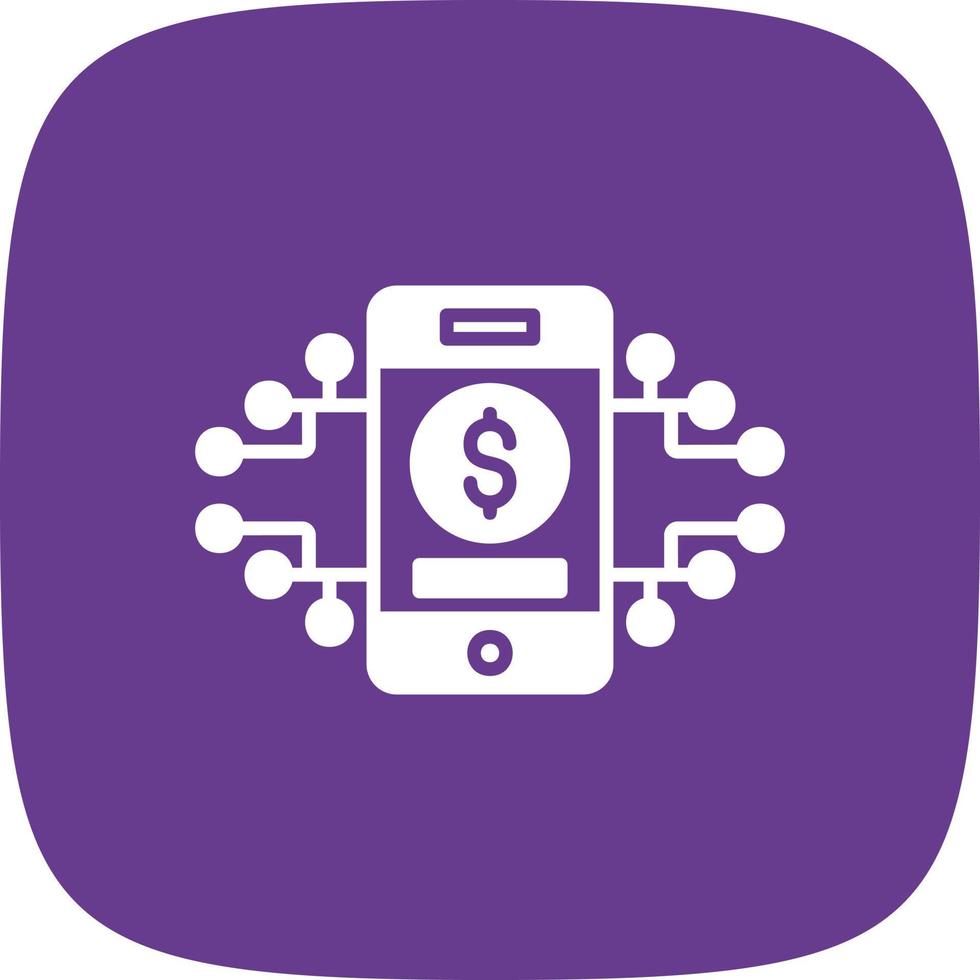Digital Money Creative Icon Design vector