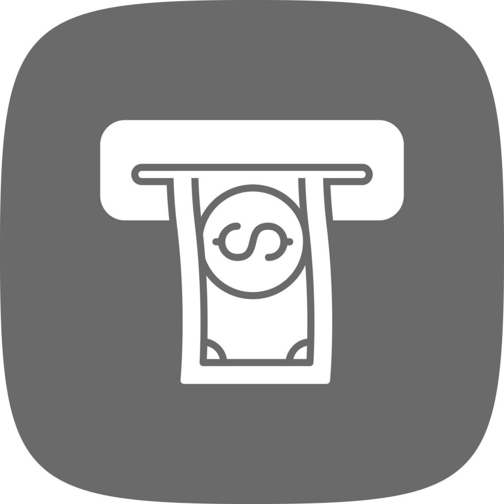 Withdrawal Creative Icon Design vector