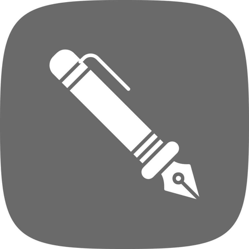 Fountain Pen Creative Icon Design vector