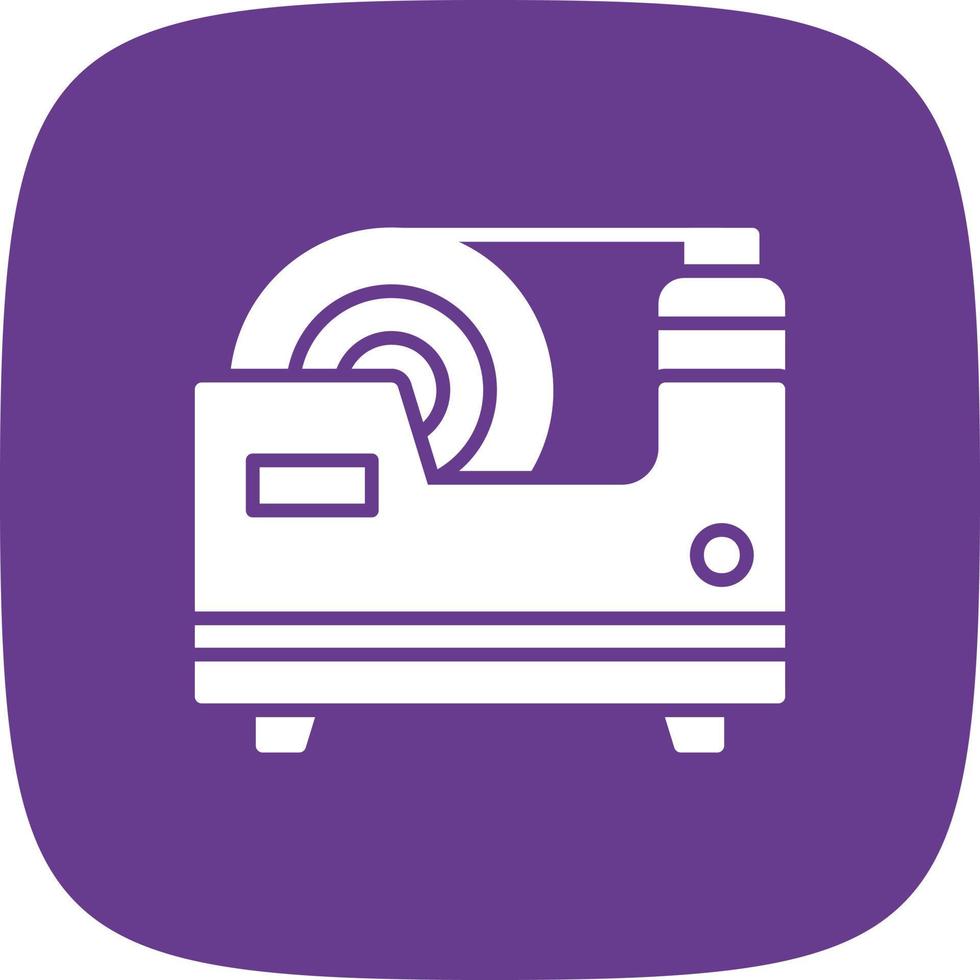 Tape Dispenser Creative Icon Design vector