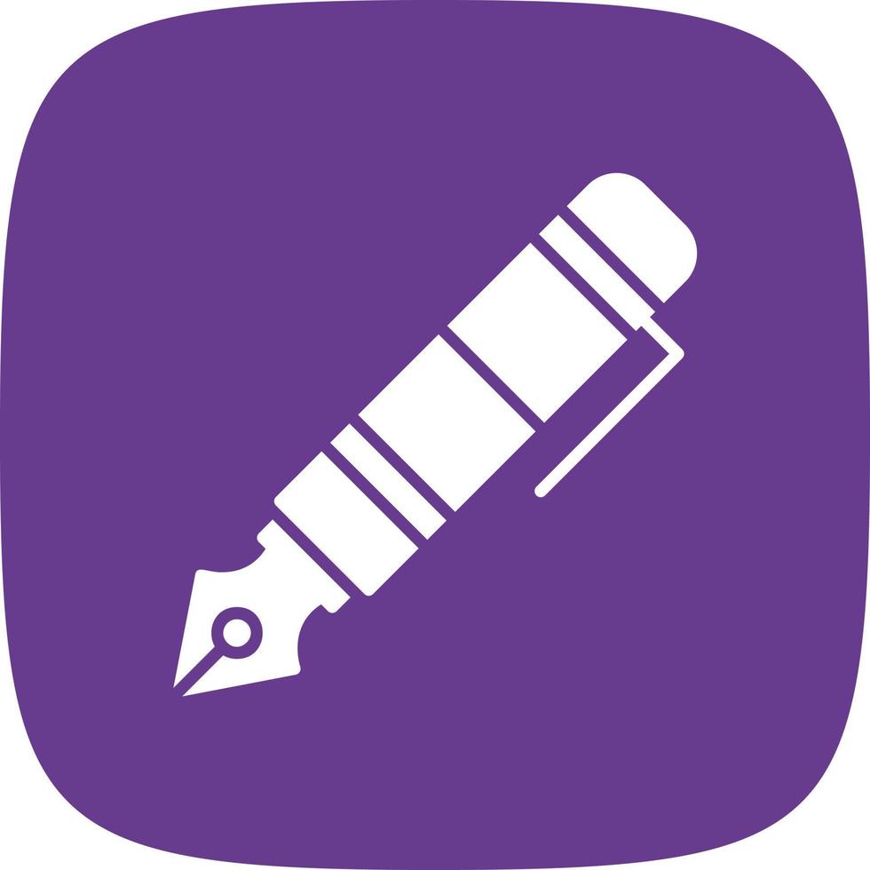 Fountain Pen Creative Icon Design vector