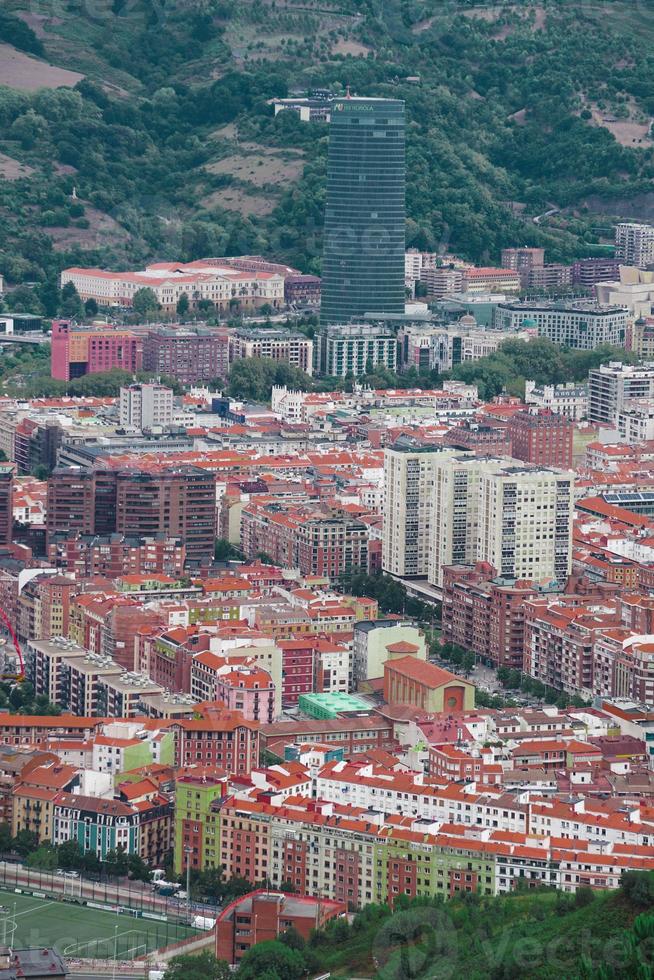 city view from Bilbao city, Basque country, spain, travel destinations photo