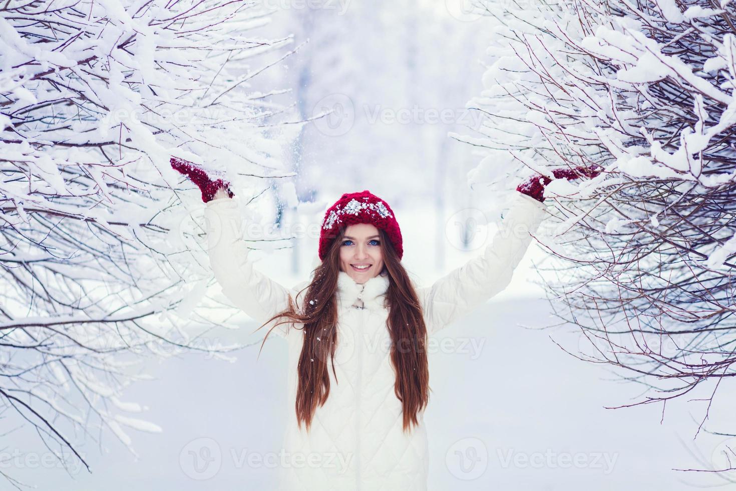 woman in wintertime outdoor photo