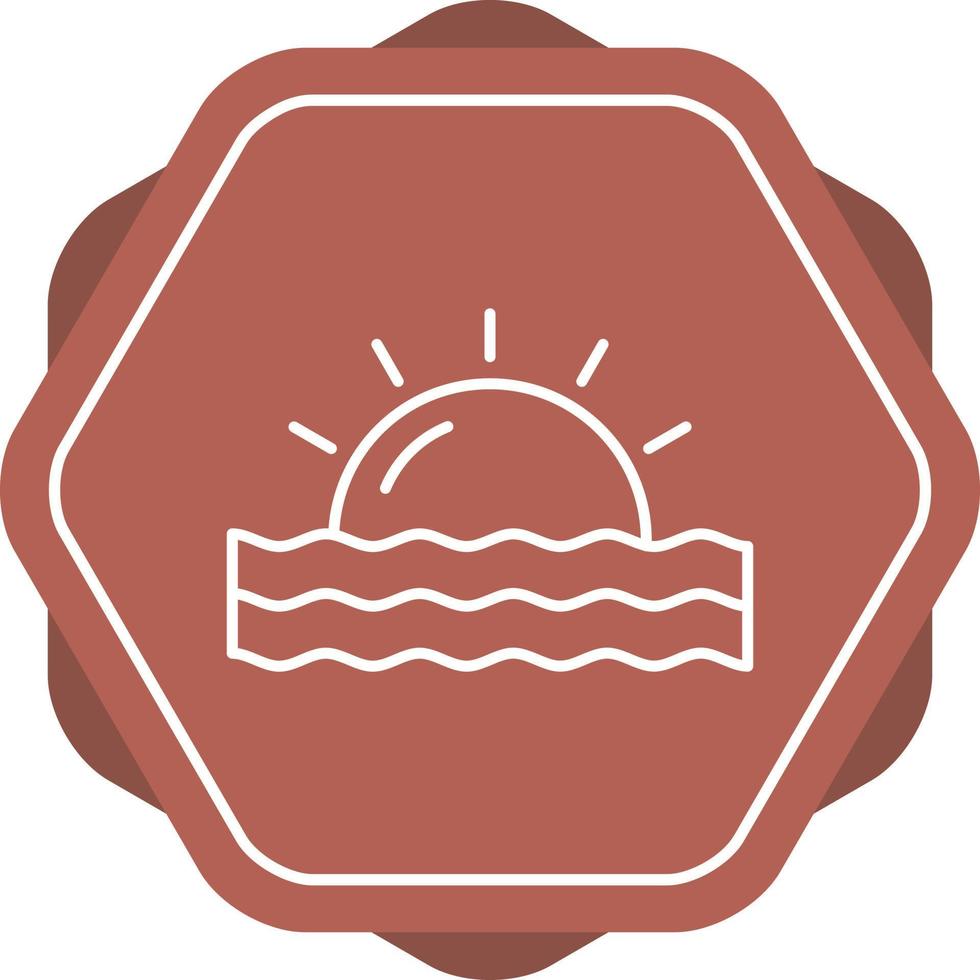 Sunset Vector Icon