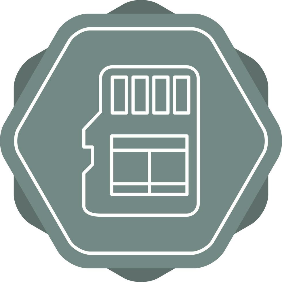 Memory Card Vector Icon