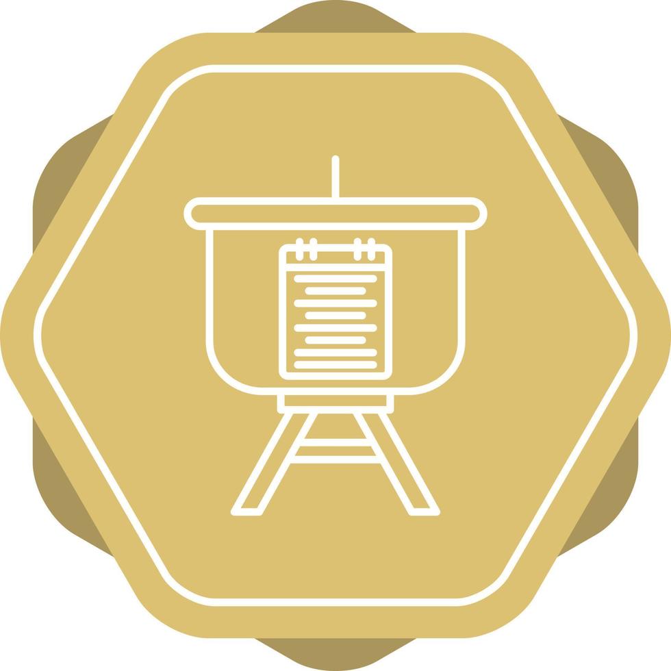 Menu Presentation Vector Icon
