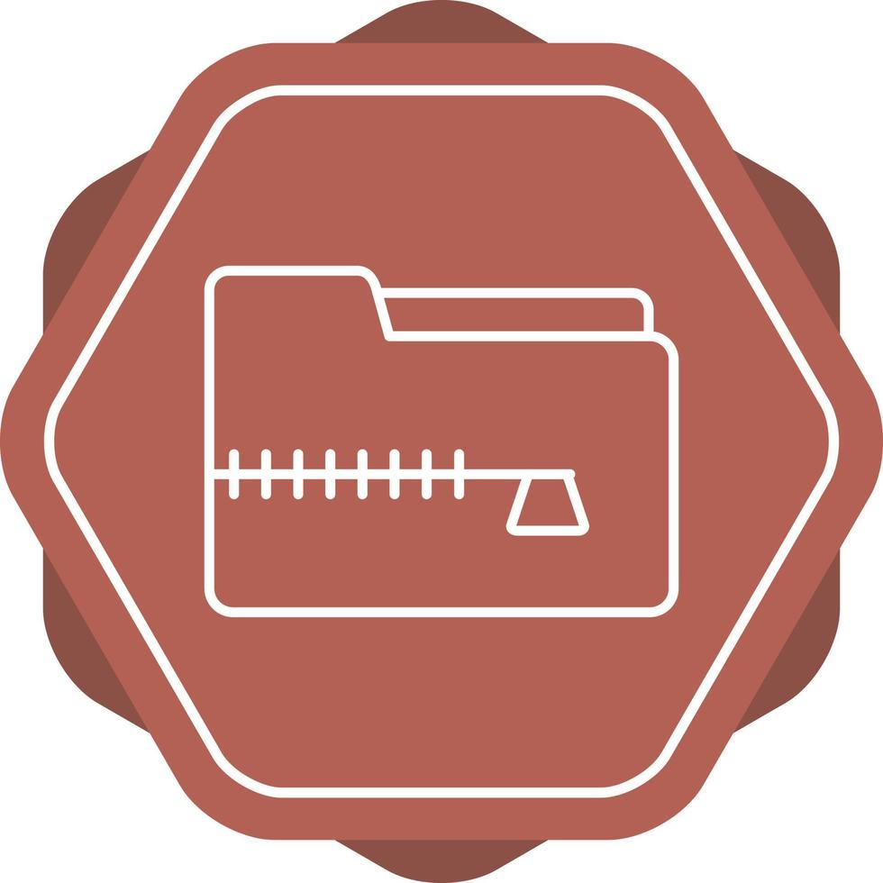 Zip File Vector Icon