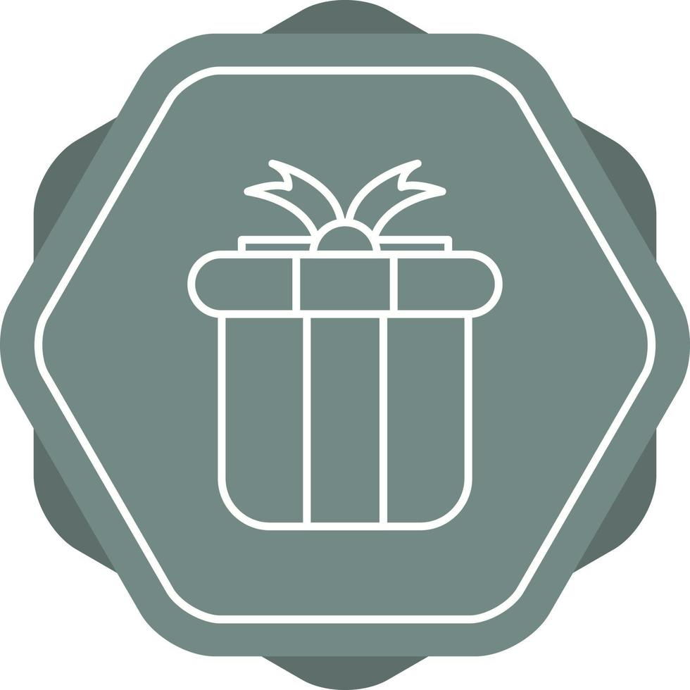 icono de vector de caja de regalo