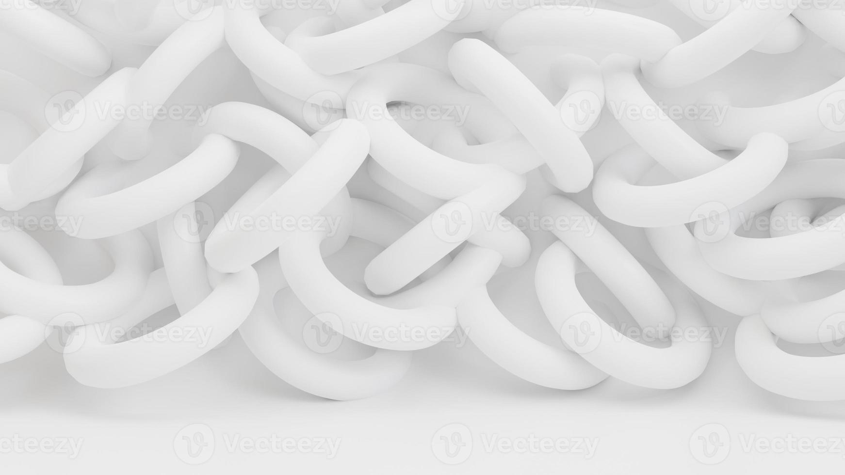 Abstract geometric white background. 3D Render. photo