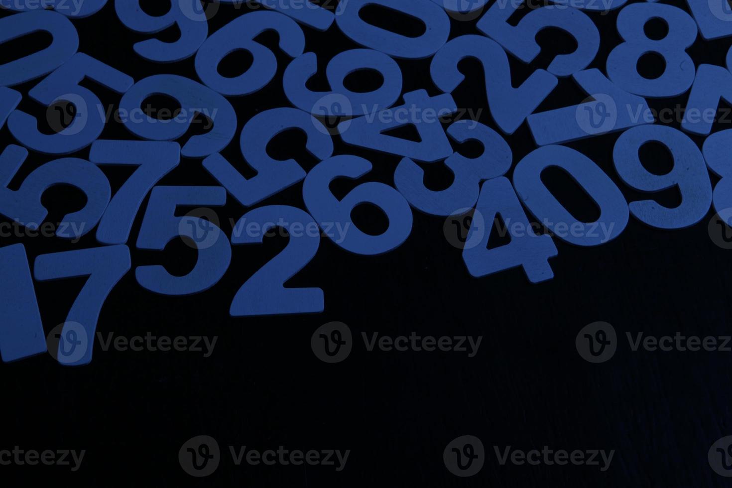Background of numbers. from zero to nine. Numbers texture. Finance data concept. Mathematic. Seamless pattern with numbers. financial crisis concept. Business success. photo