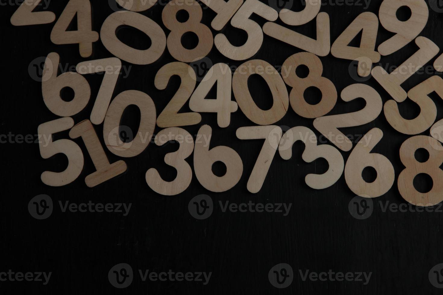 Background of numbers. from zero to nine. Numbers texture. Finance data concept. Mathematic. Seamless pattern with numbers. financial crisis concept. Business success. photo