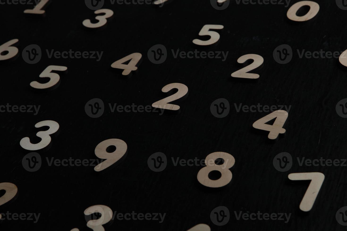 Background of numbers. from zero to nine. Numbers texture. Finance data concept. Mathematic. Seamless pattern with numbers. financial crisis concept. Business success. photo