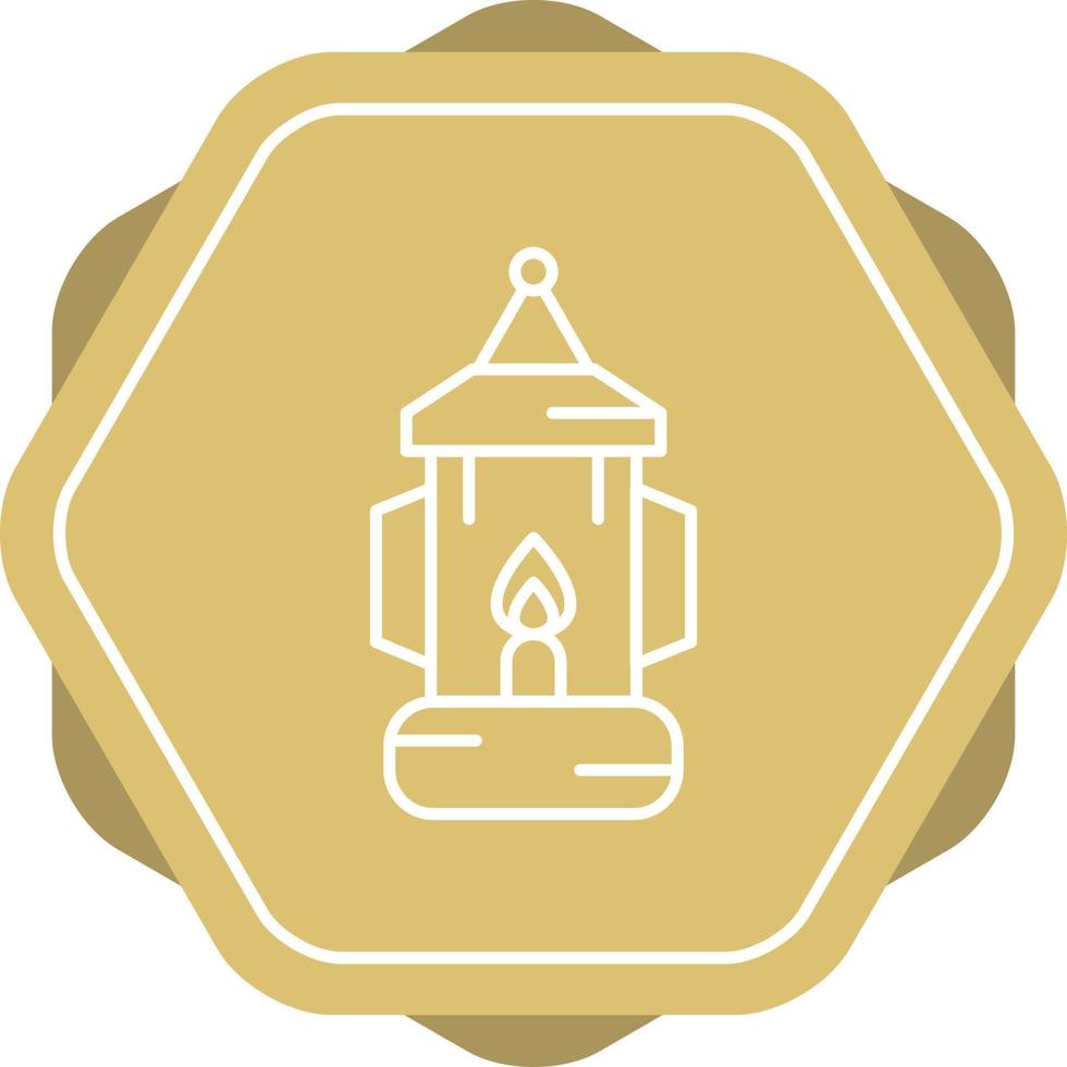 Oil Lamp Vector Icon