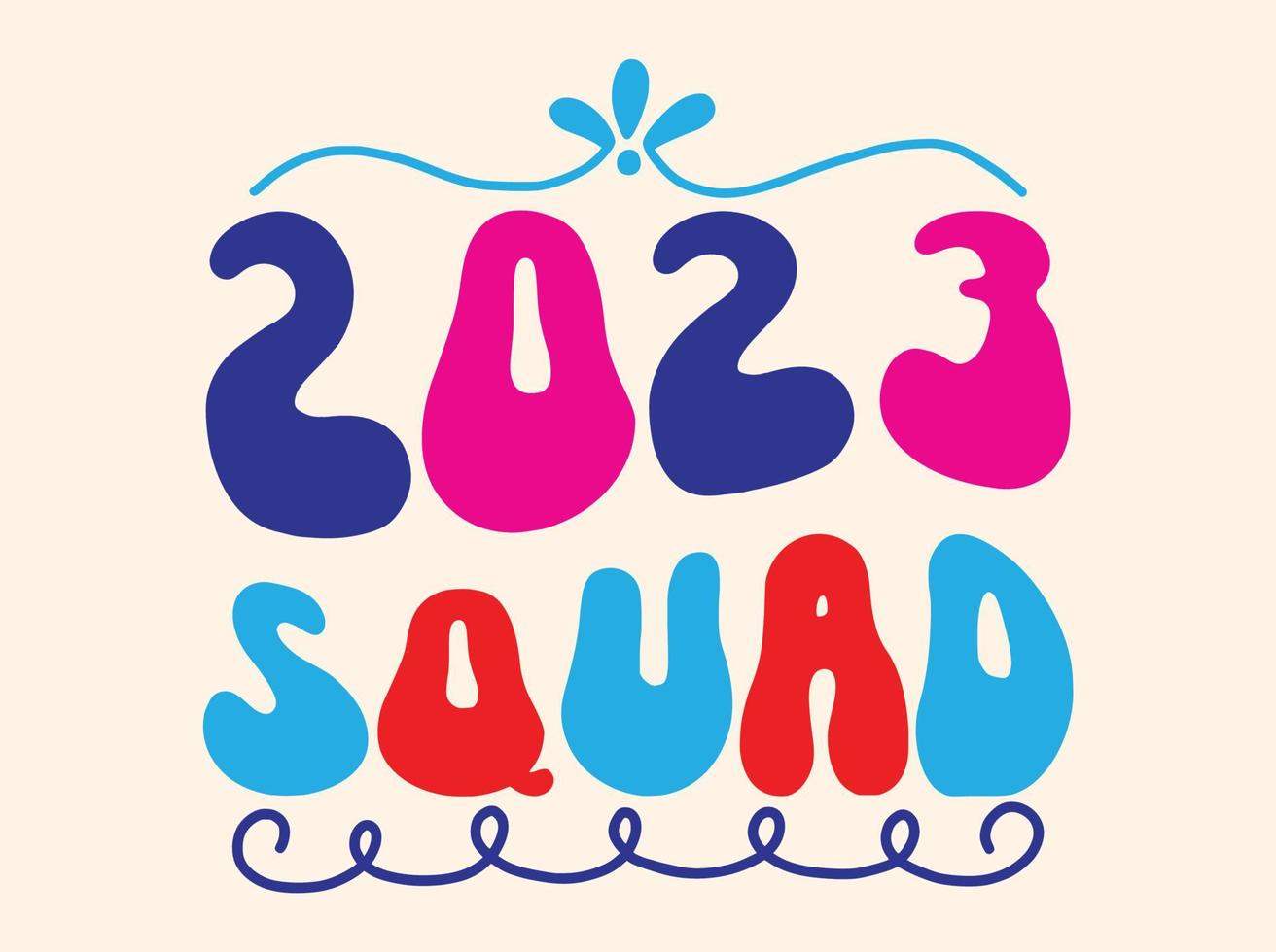 Happy new year 2023 t shirt design vector