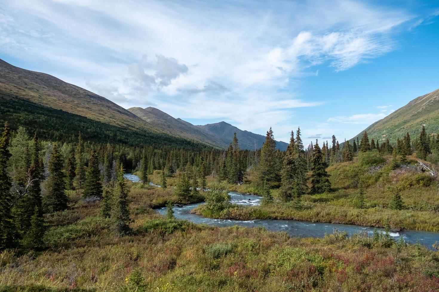 Nature landscape in Alaska photo