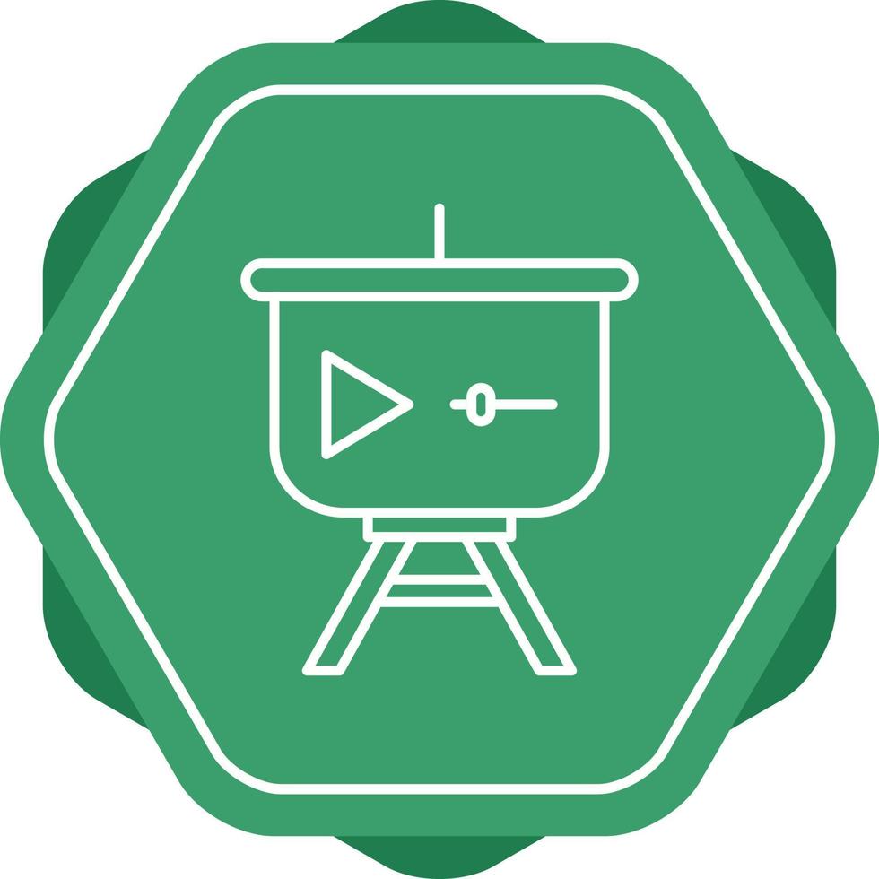 Video Presentation Vector Icon