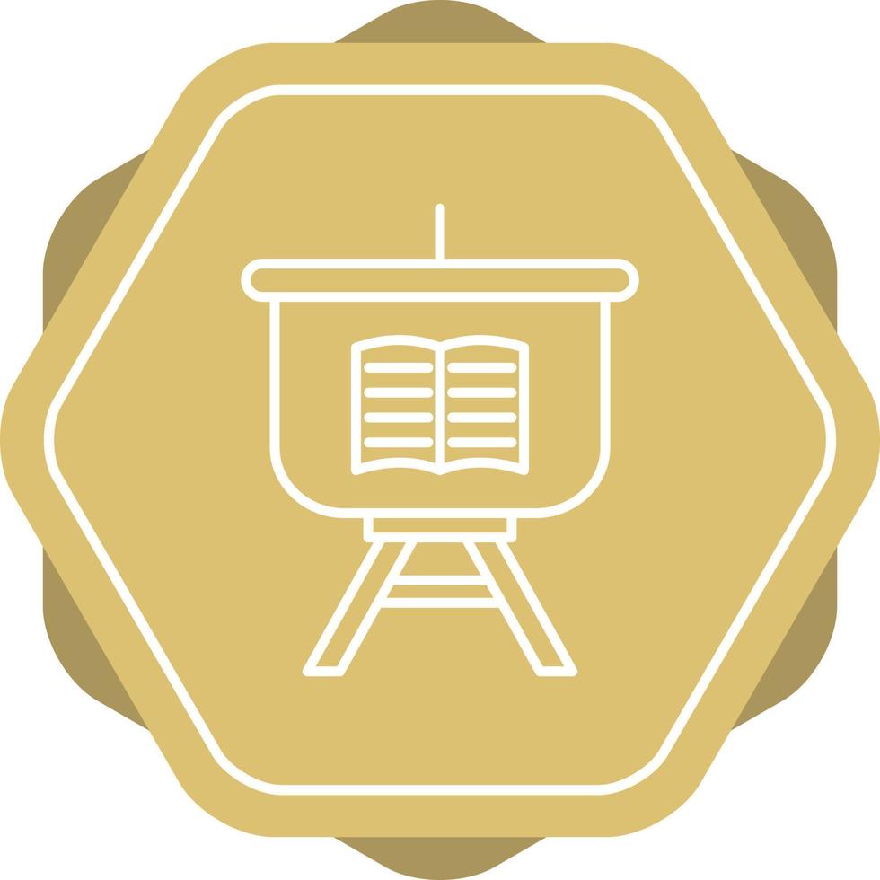 Education Presentation Vector Icon