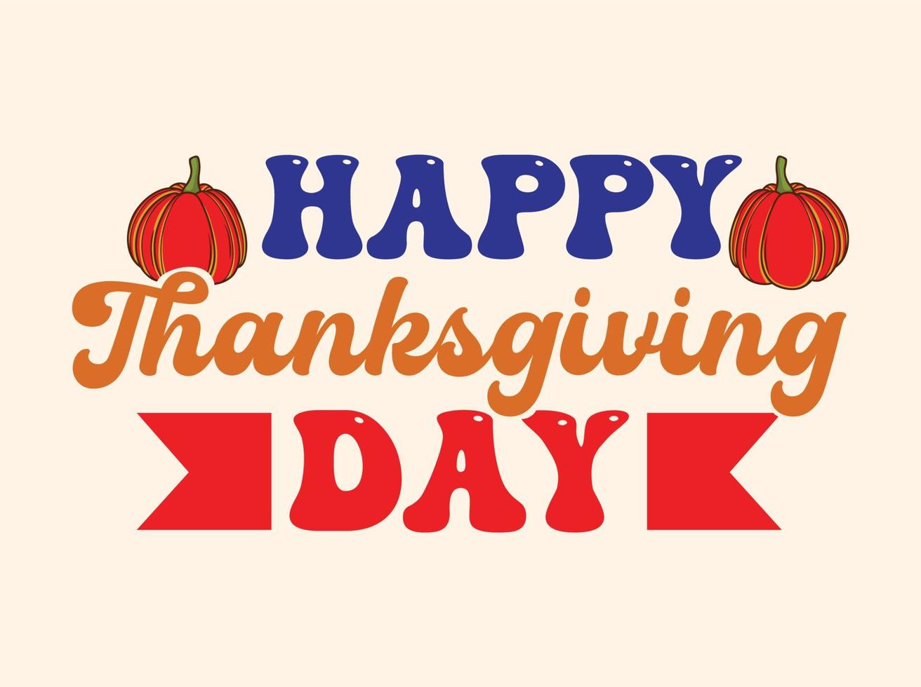 Thanksgiving day t shirt design vector