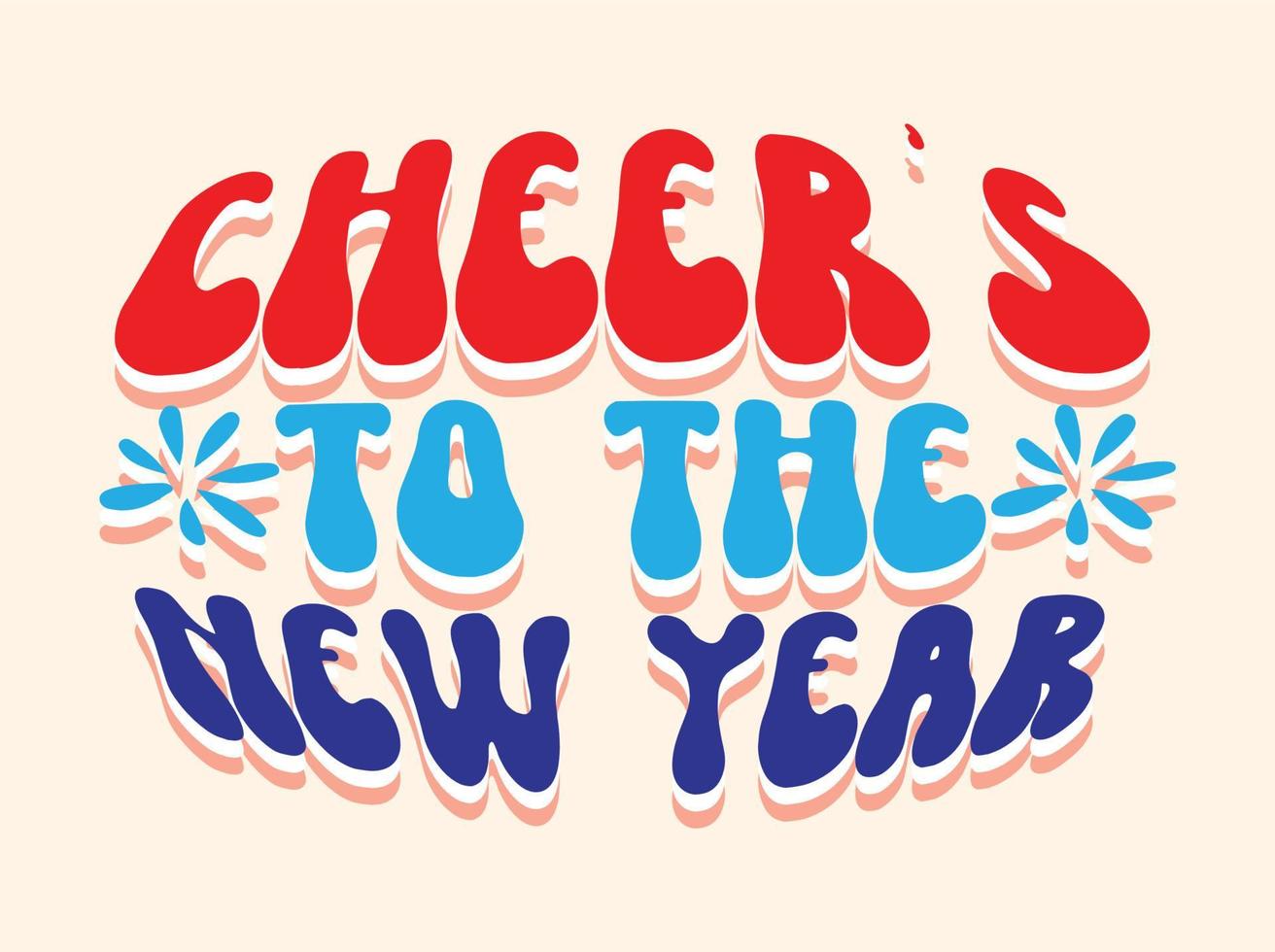 Happy new year 2023 t shirt design vector