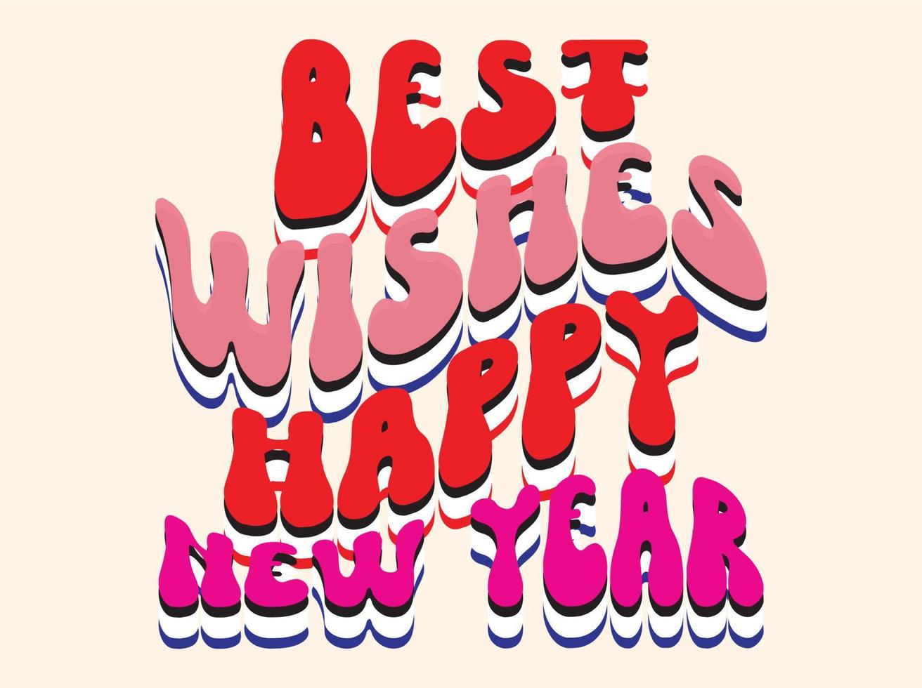 Happy new year 2023 t shirt design vector