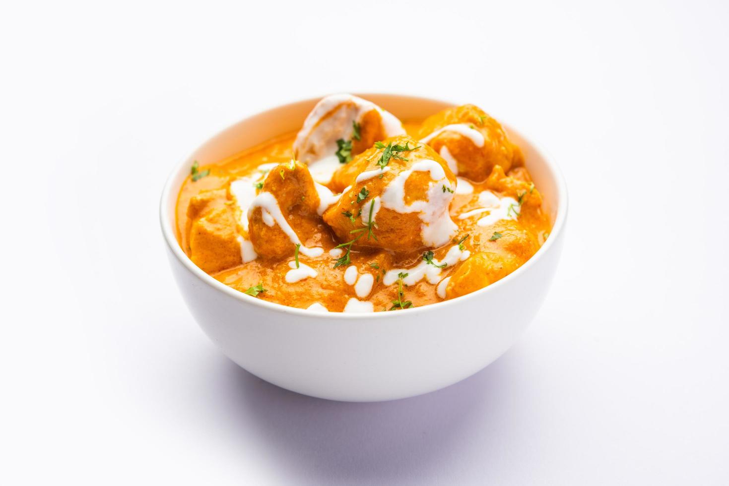 Tasty butter chicken curry or Murg Makhanwala or masala dish from Indian cuisine photo