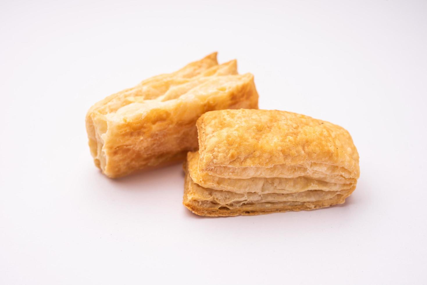 Khari puff biscuit or Kharee Puff pastry is an evergreen accompaniment with chai, Indian snack photo