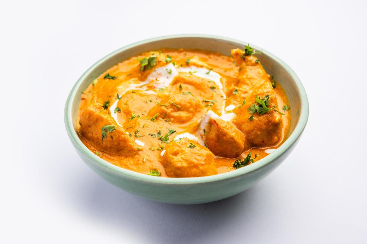 Tasty butter chicken curry or Murg Makhanwala or masala dish from Indian cuisine photo