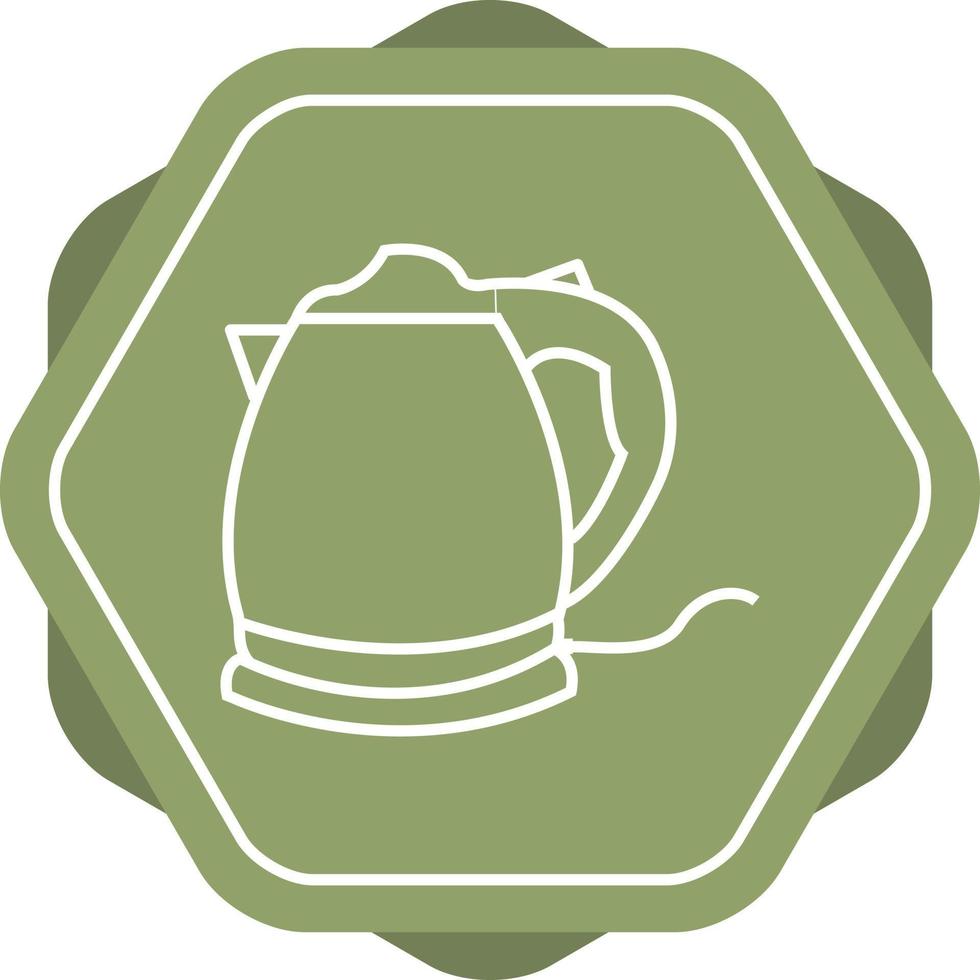 Unique Electric Kettle Line Vector Icon