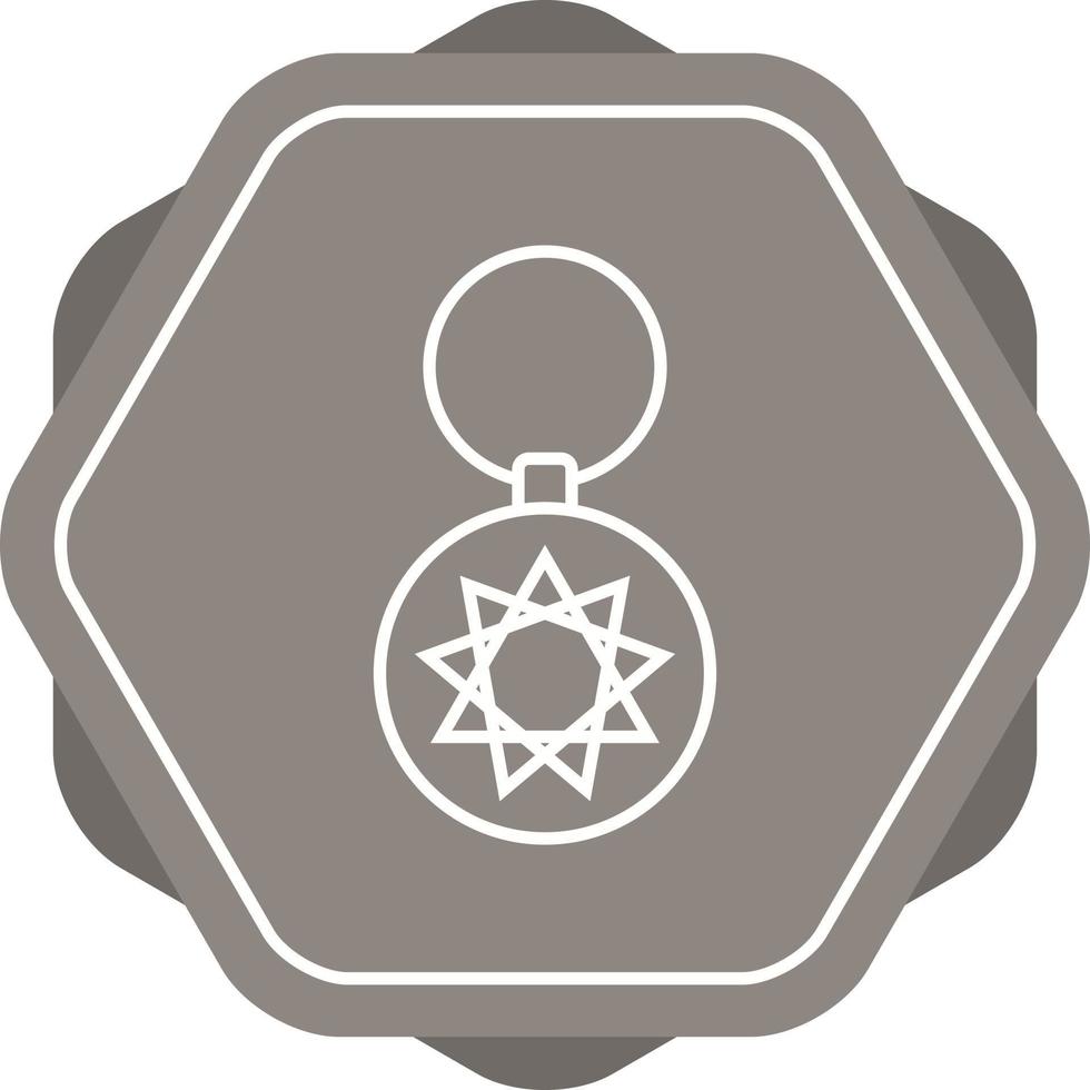 Unique Key Chain Vector Line Icon