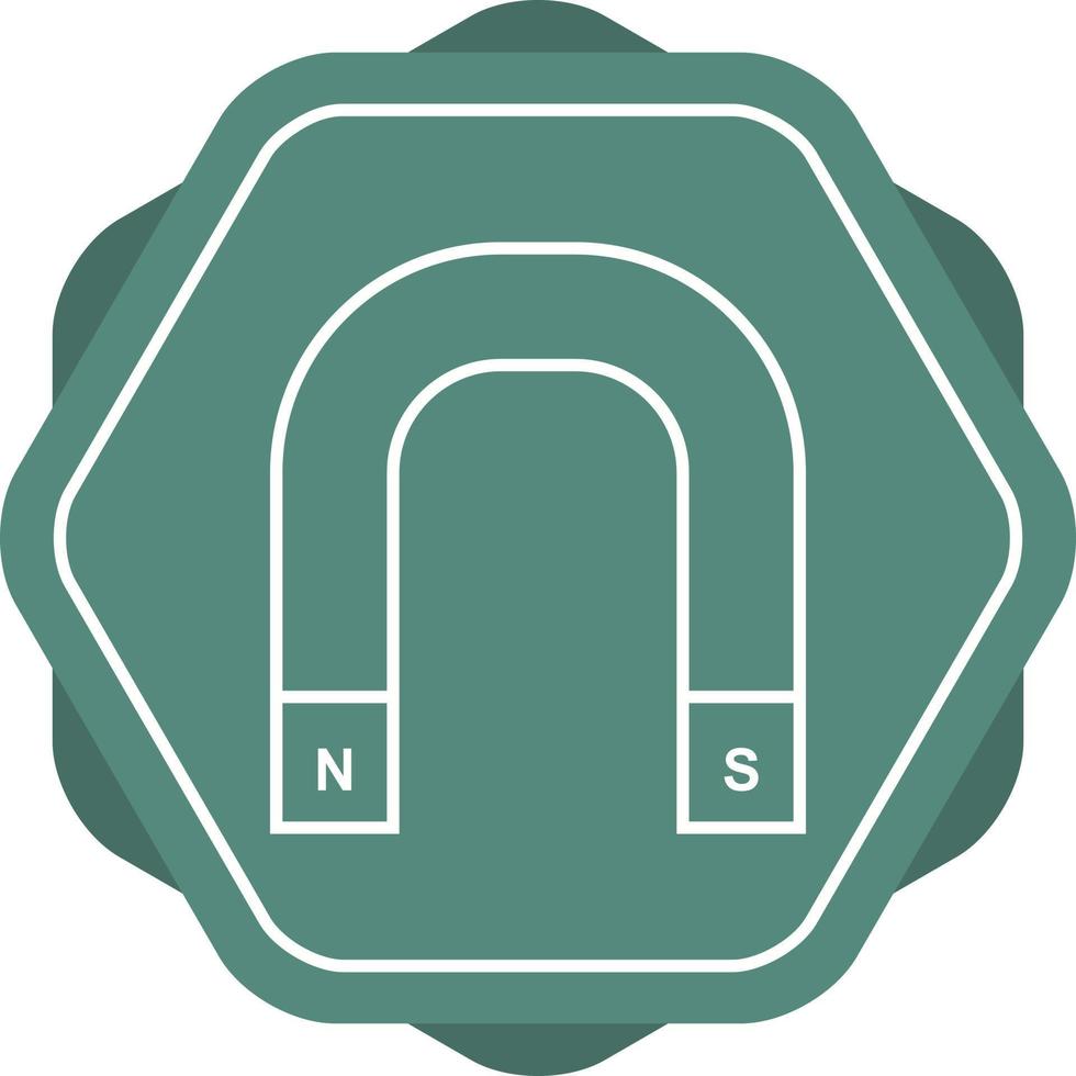 Unique Magnet Vector Line Icon