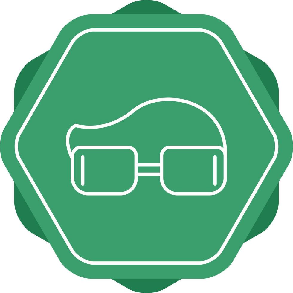 Unique Googles Vector Line Icon