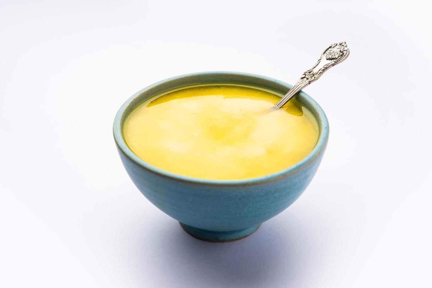 Pure Tup OR Desi Ghee also known as clarified liquid butter photo