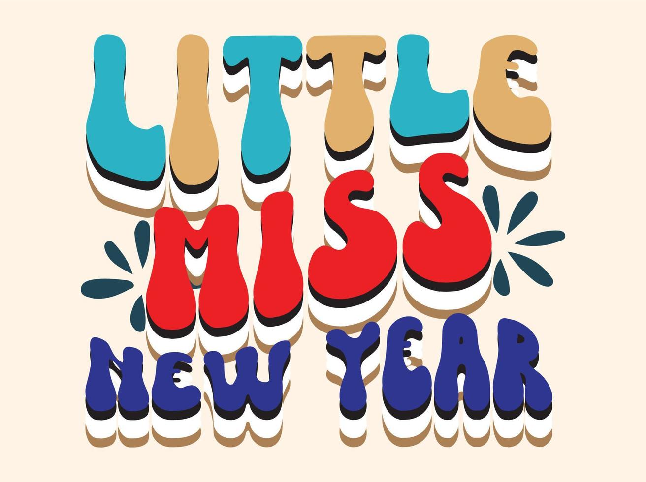 Happy new year 2023 t shirt design vector