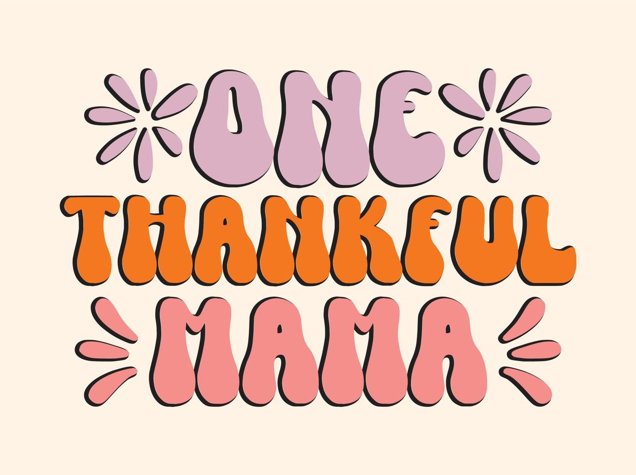 Happy Thanksgiving day t shirt design vector