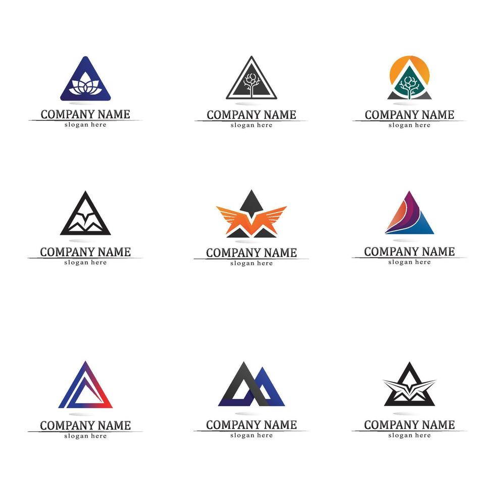 Arrow vector illustration icon set logo design