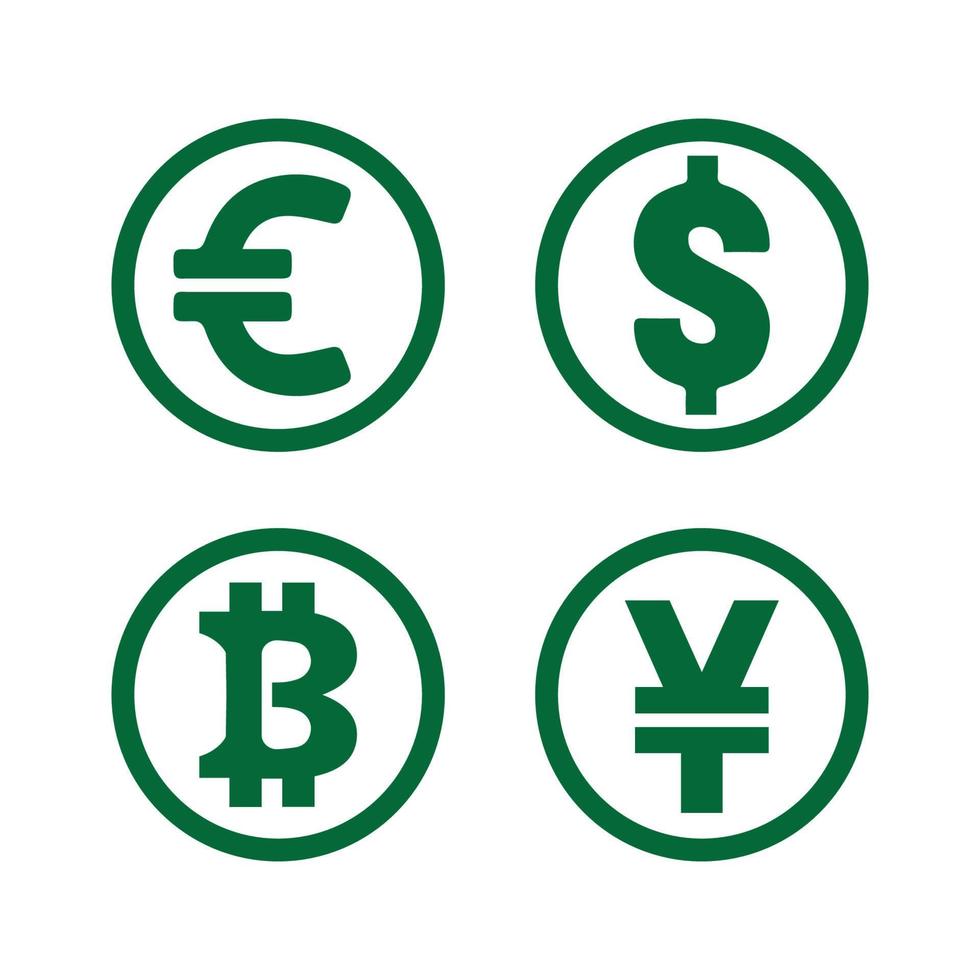 money logo and  icon design vector illustration