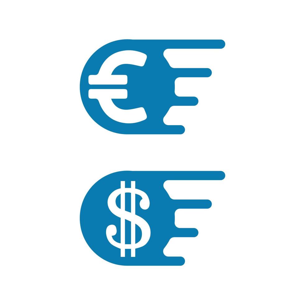 money logo and  icon design vector illustration