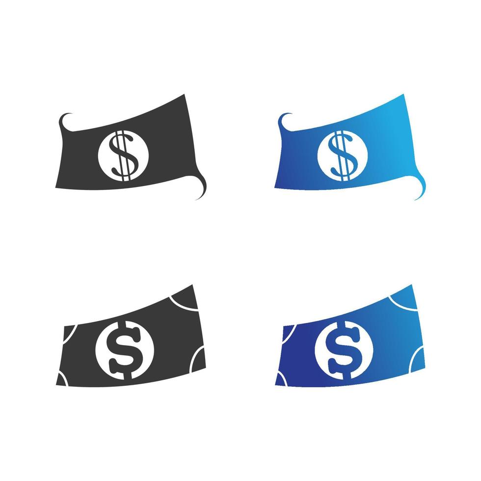 money logo and  icon design vector illustration