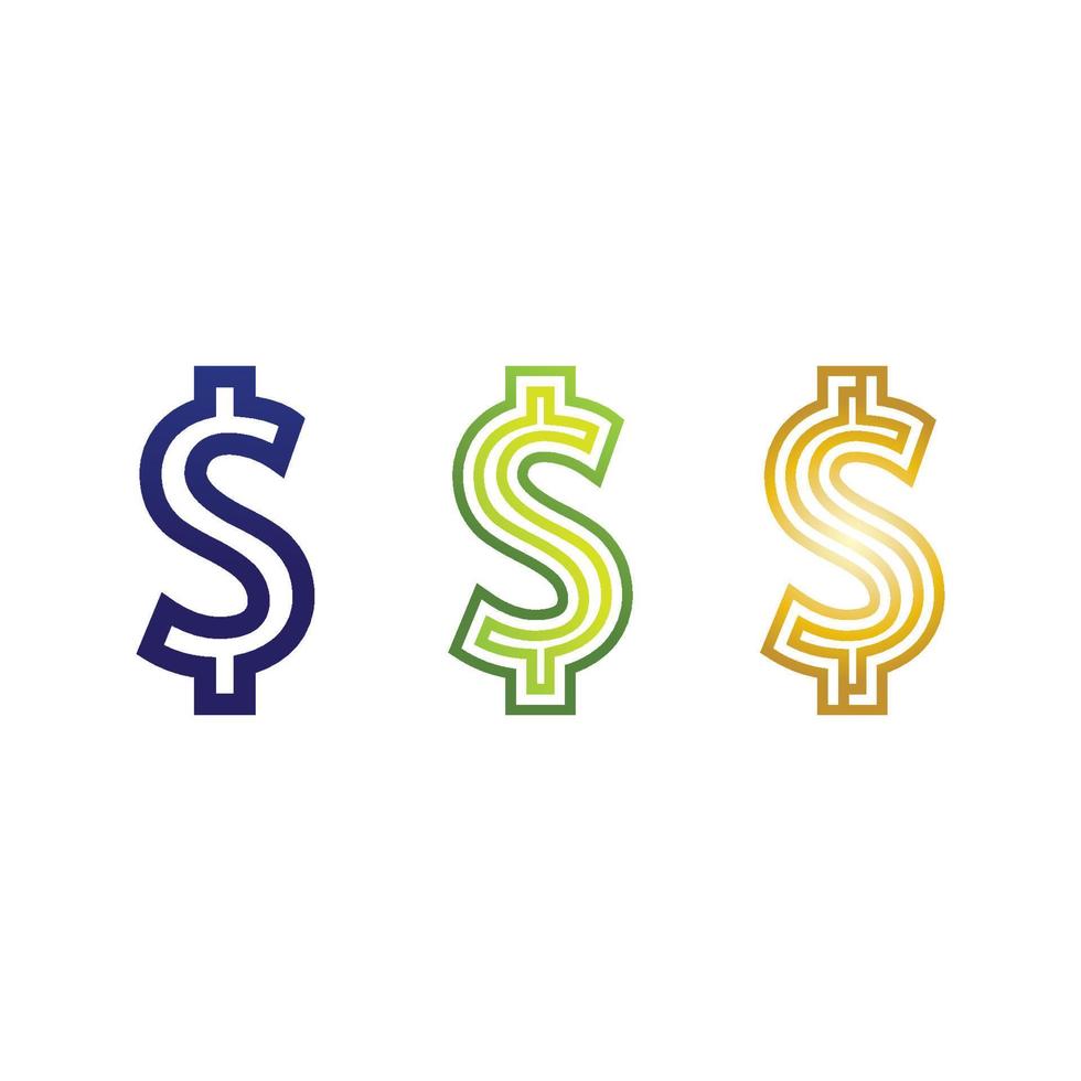 money logo and  icon design vector illustration